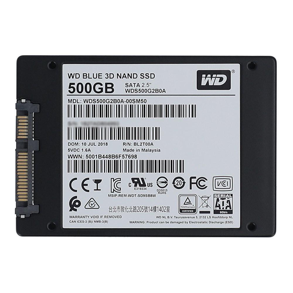 WD SSD BLUE 500GB SATA (WDS500G2B0A) 3D NAND