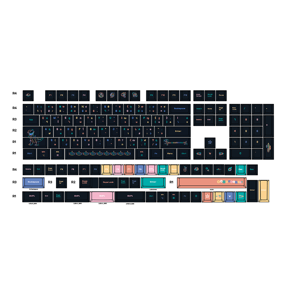 LOGA KEYCAP SET : DISNEY COLLECTIONS 2 - Image 19
