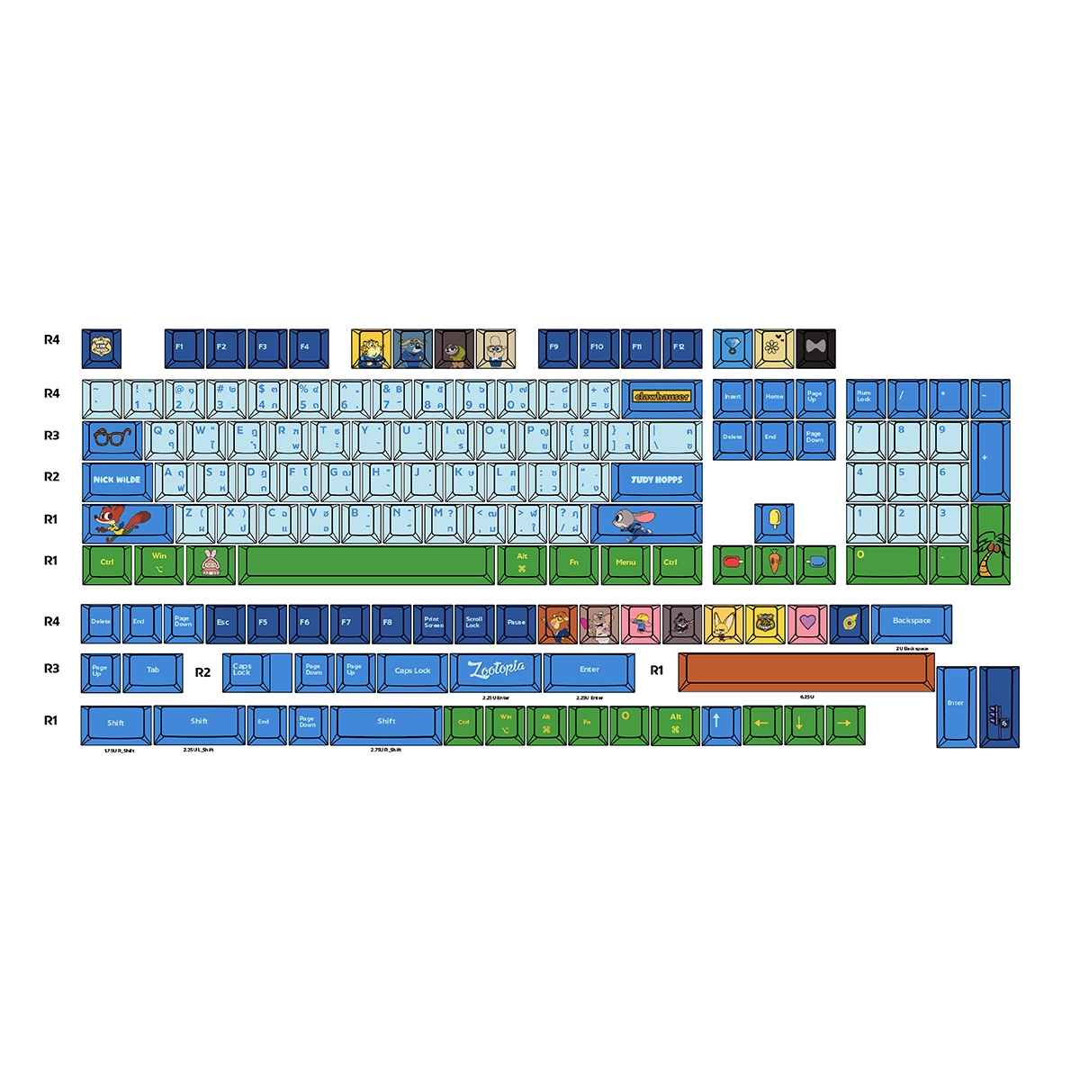 LOGA KEYCAP SET : DISNEY COLLECTIONS 2 - Image 4